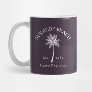 Surfside Beach South Carolina Vintage Palmetto Mug